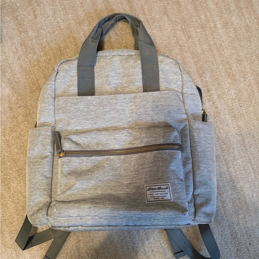 Eddie Bauer Light Gray Backpack